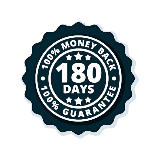 respilean 180-day money-back guarantee badge